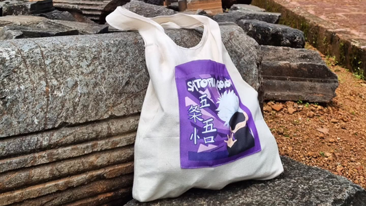 Everyday Tote with a Touch of Cool – Featuring Gojo Satoru Anime Tote Bag