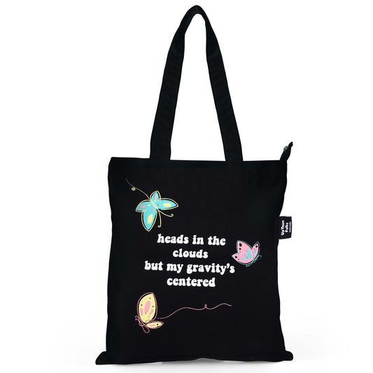 Heads In The Clouds Tote Bag