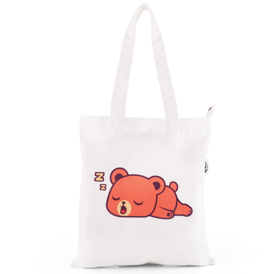 Lazy Bear Tote Bag