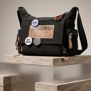 Black Stylish Crossbody Unisex Bag