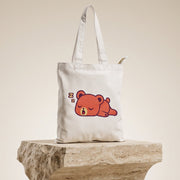 Lazy Bear Tote Bag