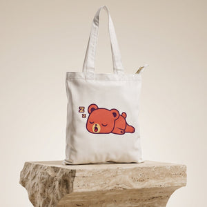 Uptown Folks Lazy Bear Tote Bag
