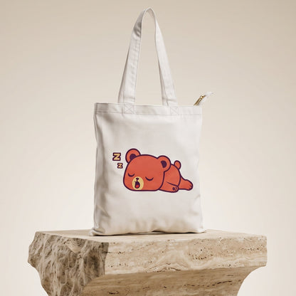Uptown Folks Lazy Bear Tote Bag