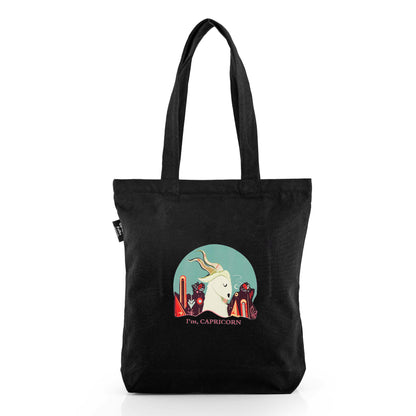 Capricorn Zodiac Tote Bag