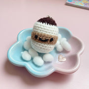 Coffee Crochet Key Chain