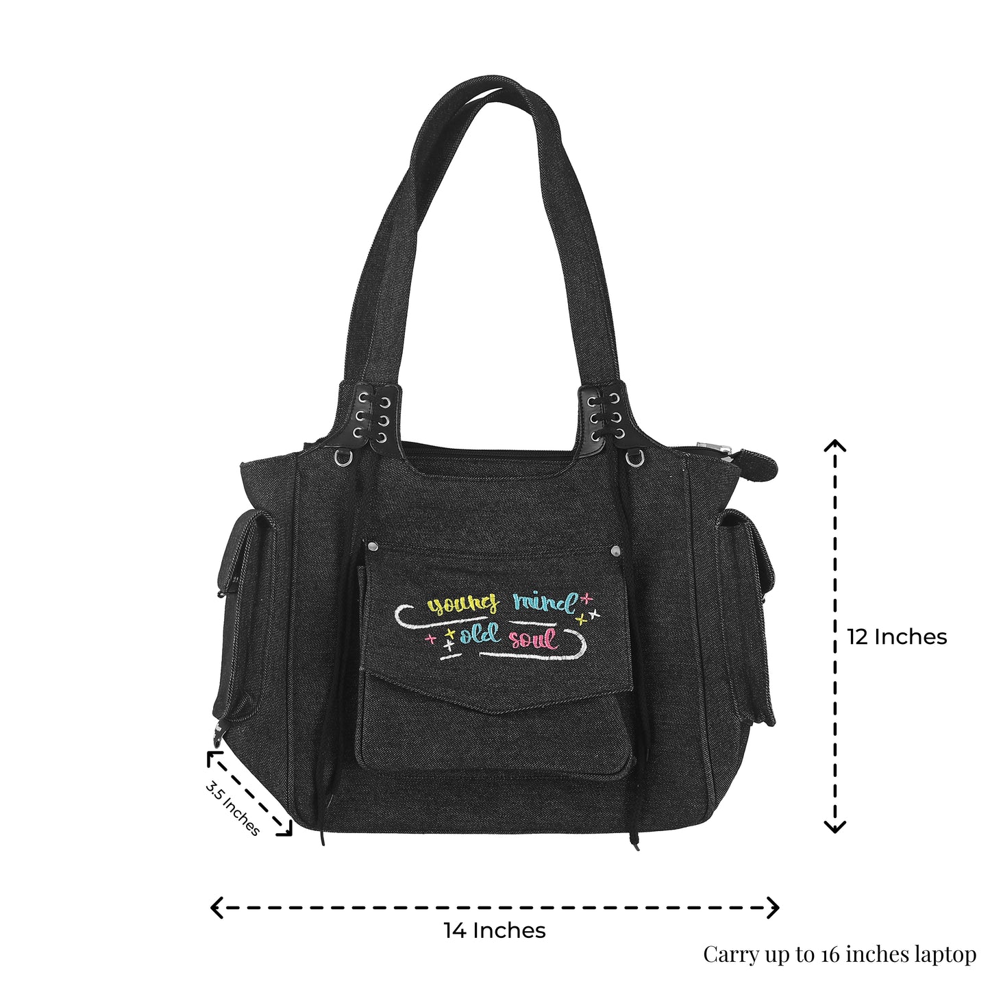 Uptown Folks YMOS Denim Handbag