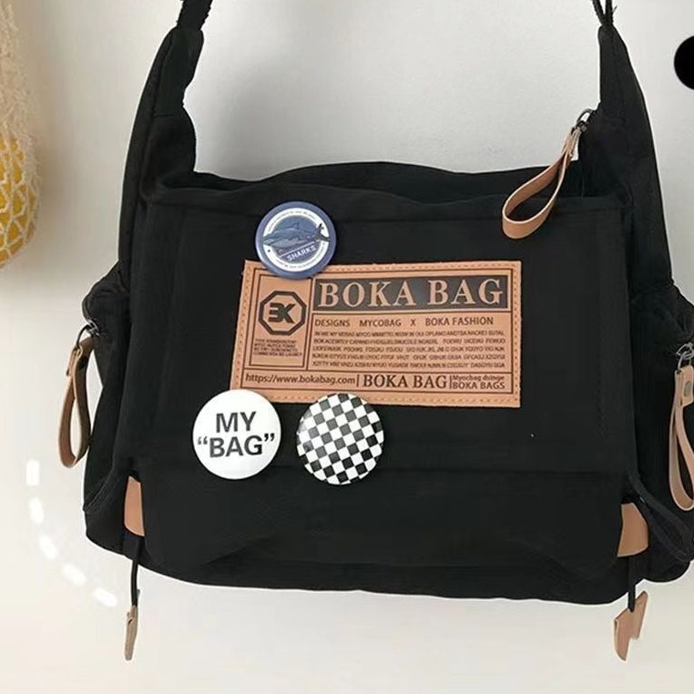 Black Stylish Crossbody Unisex Bag