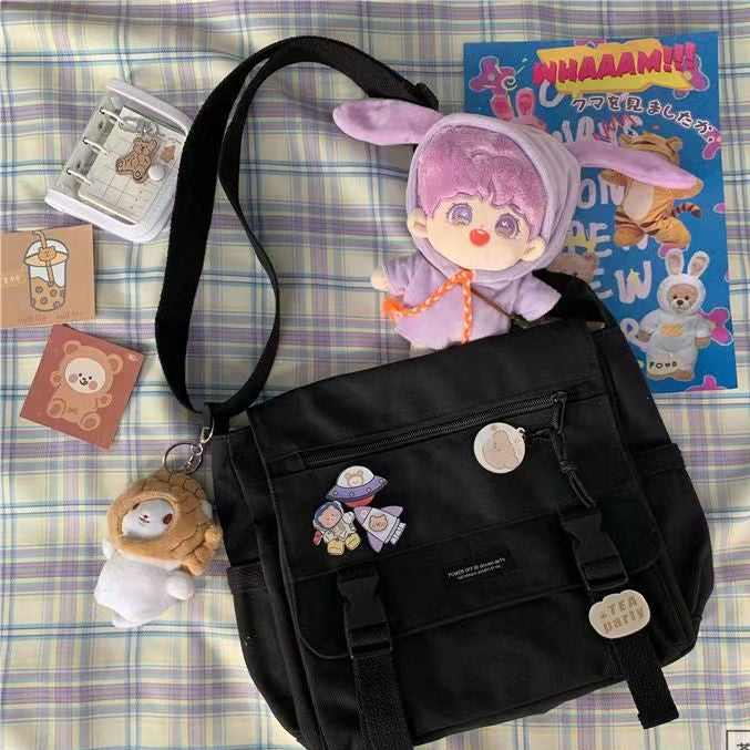 Black Crossbody Unisex Bag