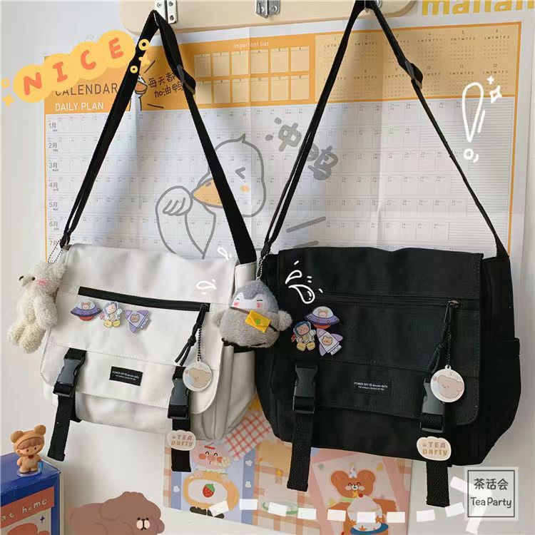Black Crossbody Unisex Bag