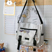 White Crossbody Unisex Bag