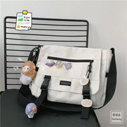 White Crossbody Unisex Bag