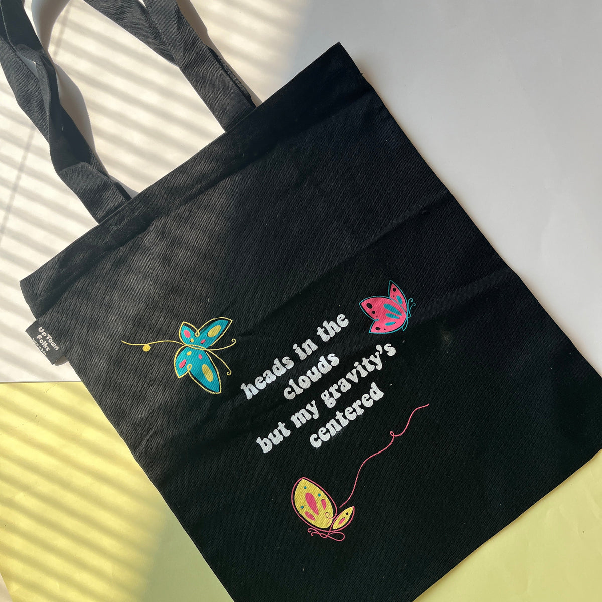 Heads In The Clouds Tote Bag
