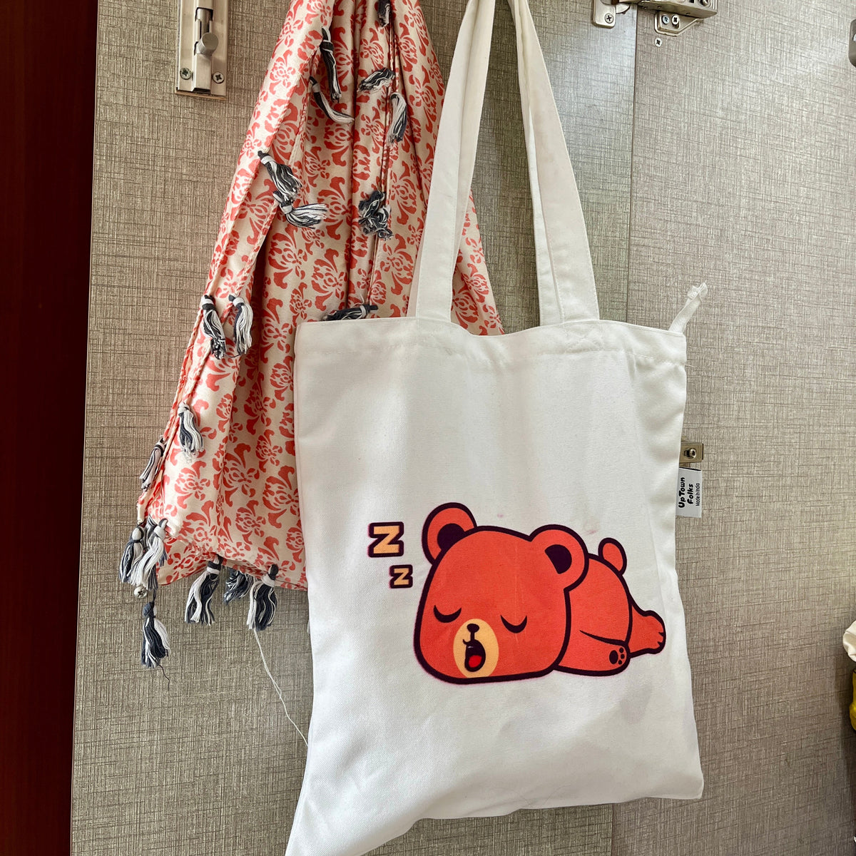 Lazy Bear Tote Bag