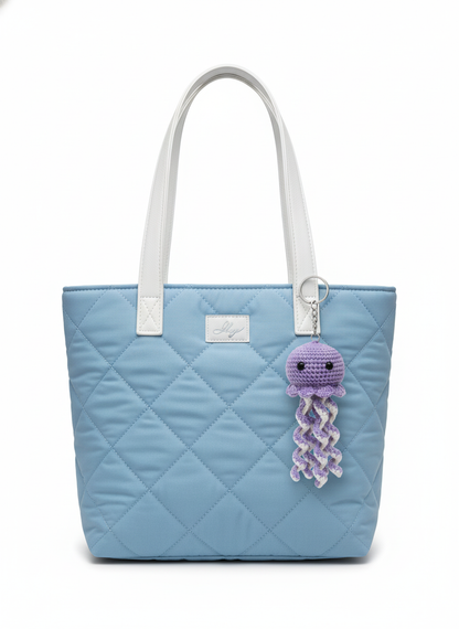 UpTown Folks Purple Octopus Crochet Key Chain