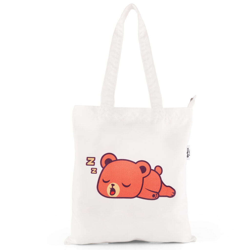 lazy bear tote bag
cute tote bags
tote bags for women for college 
